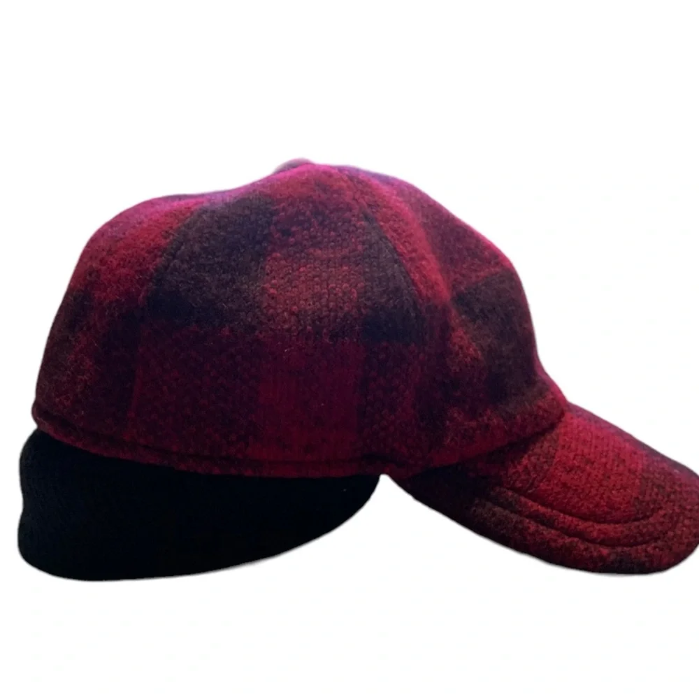 Barney's New York Black Wool Cashmere Driving Hat - Picture 5 of 11